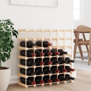 Pood24 veiniriiul 42 pudelile, 68,5 x 23 x 68,5 cm, männipuit