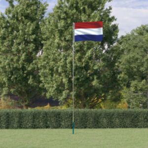 Pood24 Hollandi lipp ja lipumast, 5,55 m, alumiinium