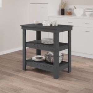 Верстак Pood24, серый, 78,5x50x80 см, дерево сосна