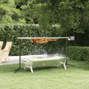 Pood24 automaatne grill, mootoriga, roostevaba teras, 150x46,5x82,5 cm