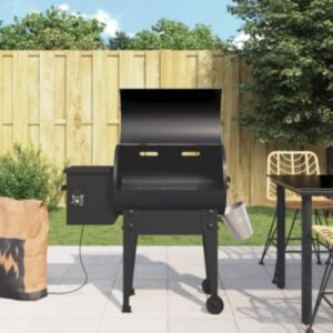 Pood24 pelletgrill, must, 94 cm, raud