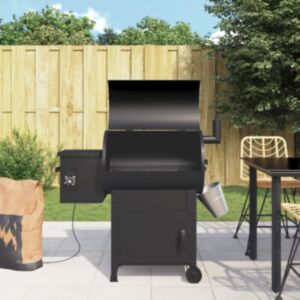 Pood24 korstnaga pelletgrill, must, 104 cm, raud