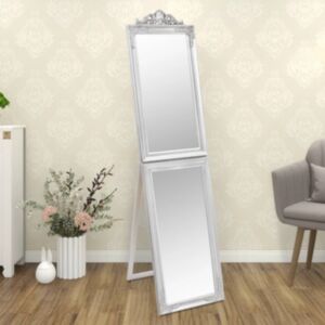 Pood24 eraldiseisev peegel, hõbedane, 40 x 160 cm