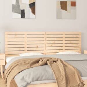 Pood24 seinale kinnitatav voodipeats, 206x3x63 cm, männipuit