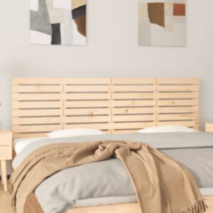 Pood24 seinale kinnitatav voodipeats, 166x3x63 cm, männipuit