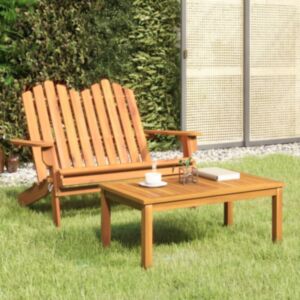 Pood24 Комплект садовой мебели Adirondack из 2 предметов, дерево акации