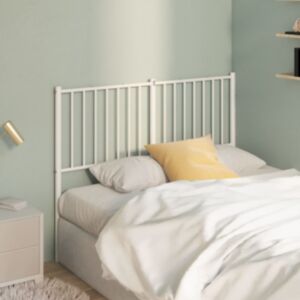 Pood24 metallist voodipeats, valge, 120 cm