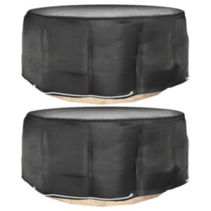 Pood24 aiamööbli katted 2 tk, 10 aasaga, Ø260 x 90 cm, ümmargune