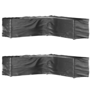 Pood24 L-kujulised aiamööbli katted 2 tk, 20 aasaga, 300 x 300 x 90 cm