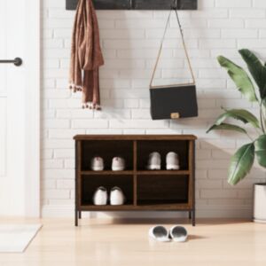 Pood24 обувной шкаф, коричневый дуб, 69 x 35 x 50 см, искусственное дерево