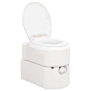 Pood24 integreeritav matkatualett, valge, 24+17 l, HDPE ja PP