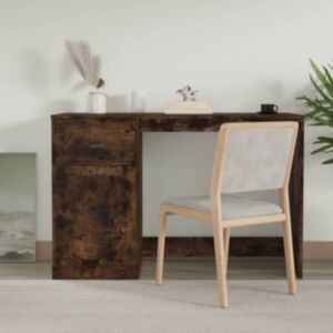 Pood24 kirjutuslaud sahtlitega, suitsutatud tamm, 115 x 50 x 75 cm