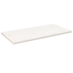 Pood24 lauaplaat, valge, 100 x 60 x 2,5 cm, männipuit, ristkülik