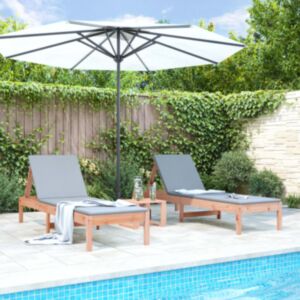 Pood24 lamamistoolid 2 tk 199,5x60x74 cm ebatsuuga puit