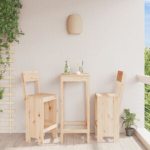 Pood24 baaripukid 2 tk, 40x48,5x115,5 cm, männipuit