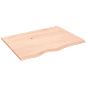 Настенная полка Pood24, 80 x 60 x 2 см, дуб необработанный