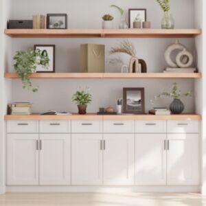 Pood24 seinariiul, 220x60x(2-6) cm, töötlemata tammepuit