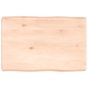 Pood24 lauaplaat, 60 x 40 x 6 cm, tammepuit, naturaalsed servad