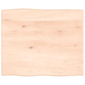 Pood24 lauaplaat, 60 x 50 x 2 cm, tammepuit, naturaalsed servad