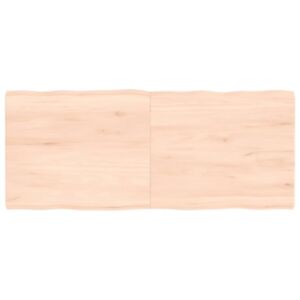 Pood24 lauaplaat, 120 x 50 x (2-4) cm, täispuit, naturaalsed servad