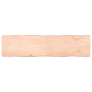 Pood24 lauaplaat, 160 x 40 x (2-6) cm, täispuit, naturaalsed servad