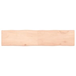 Pood24 lauaplaat, 180 x 40 x (2-4) cm, täispuit, naturaalsed servad