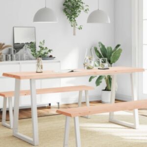 Pood24 lauaplaat, 180x50x(2-6) cm, täispuit, naturaalsed servad