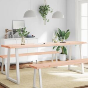 Pood24 lauaplaat, 200x40x(2-4) cm, täispuit, naturaalsed servad