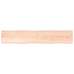 Pood24 lauaplaat, 220x40x(2-4) cm, täispuit, naturaalsed servad