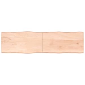 Pood24 lauaplaat, 220x60x6 cm, tammepuit, naturaalsed servad