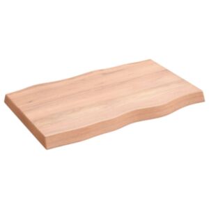 Pood24 kirjutuslaua plaat, helepruun, 80x50x6 cm, töödeldud tammepuit