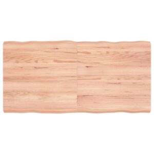 Pood24 kirjutuslaua plaat, helepruun, 120x60x6 cm, töödeldud tammepuit