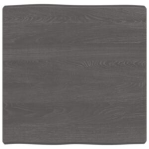 Pood24 lauaplaat, tumehall, 60 x 60 x (2–6) cm, töödeldud täispuit