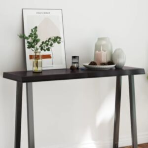 Pood24 lauaplaat, tumepruun, 120x40x(2-6) cm, töödeldud täispuit
