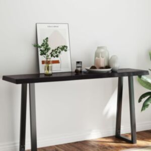 Pood24 lauaplaat, tumepruun, 160x40x(2-6) cm, töödeldud täispuit