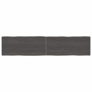 Pood24 lauaplaat, tumepruun, 180 x 40 x (2-4) cm, töödeldud täispuit