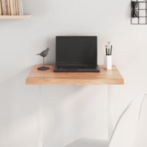 Pood24 lauaplaat, helepruun, 60 x 40 x (2-4) cm, töödeldud tammepuit