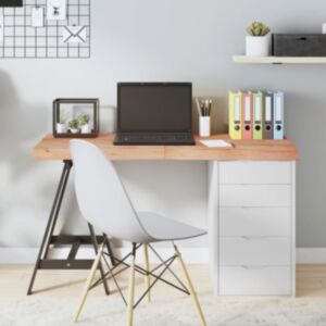 Pood24 lauaplaat, helepruun, 120x40x(2-6) cm, töödeldud tammepuit