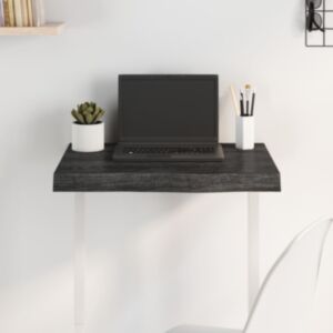 Pood24 lauaplaat, tumepruun, 60x50x(2-6) cm, töödeldud tammepuit