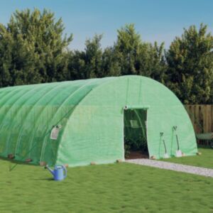 Pood24 kasvuhoone terasraamiga, roheline, 36 m², 6x6x2,85 m