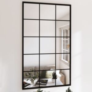 Pood24 seinapeeglid 3 tk, must, 100 x 60 cm, metall