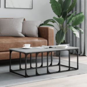 Pood24 kohvilaud, hall Sonoma tamm, 100 x 50 x 35,5 cm, tehispuit