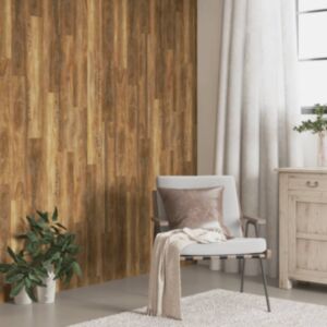 Pood24 seinapaneelid, puidu välimusega, pruun, PVC 4,12 m²