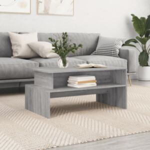 Pood24 kohvilaud, hall Sonoma tamm, 90 x 55 x 42,5 cm, tehispuit