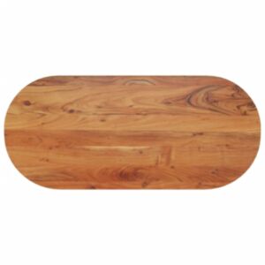 Pood24 lauaplaat, 90 x 40 x 2,5 cm, ovaalne, akaatsiapuit