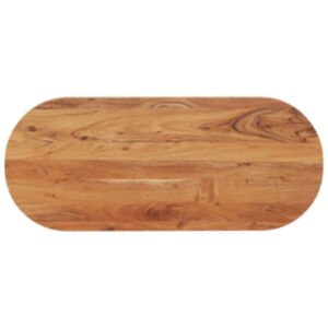 Pood24 lauaplaat, 100 x 40 x 3,8 cm, ovaalne, akaatsiapuit