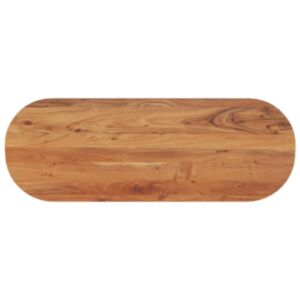Pood24 lauaplaat, 110 x 40 x 3,8 cm, ovaalne, akaatsiapuit