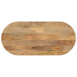 Pood24 ovaalne lauaplaat, 90x40x2,5 cm, mangopuit