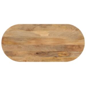 Pood24 ovaalne lauaplaat, 90x40x3,8 cm, mangopuit