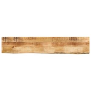 Pood24 lauaplaat, 160x20x2,5 cm, naturaalsete servadega, mangopuit